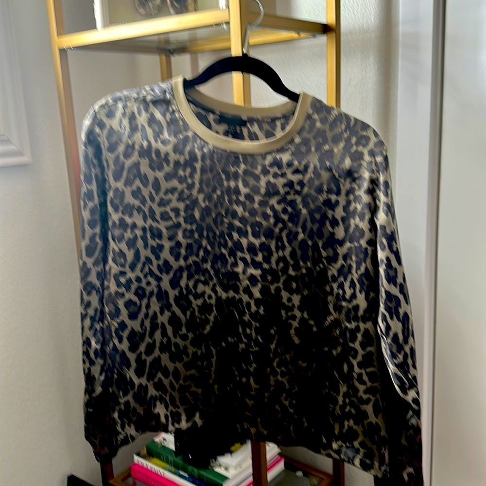 ATM leopard print top